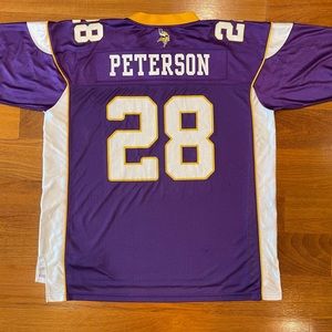 NFL Minnesota Vikings Adrian Peterson Reebok Jersey XXL
